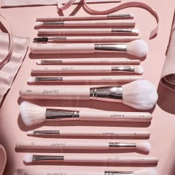 ColourPop Eye & Brow Brushes|Face Brushes*Smoke 'N Roses Brush Roll Face & Eye Brush Set