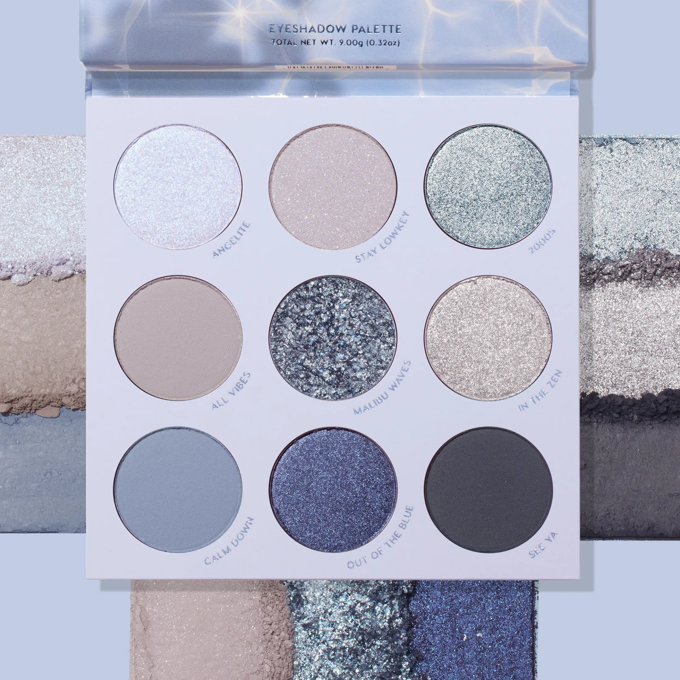 ColourPop Monochromatic Palettes|Colorful Palettes*So Elemental Cool-Tone Shadow Palette