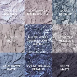 ColourPop Monochromatic Palettes|Colorful Palettes*So Elemental Cool-Tone Shadow Palette