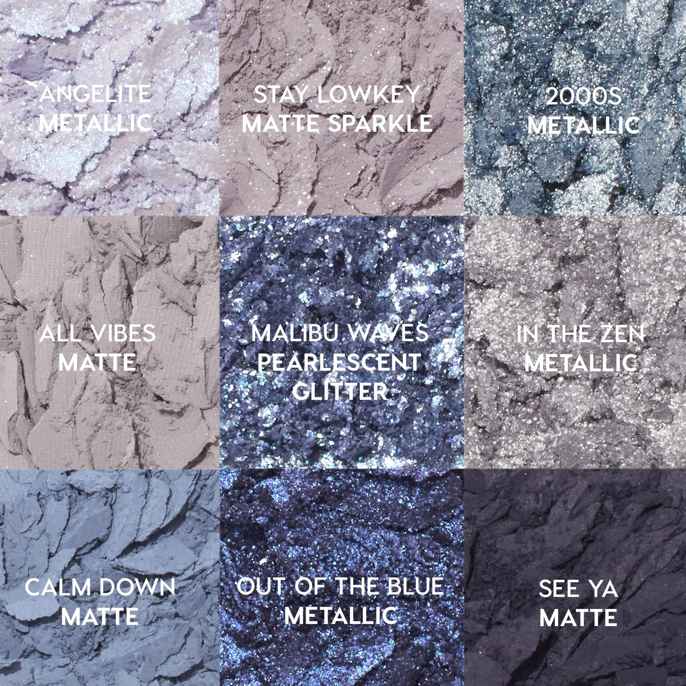 ColourPop Monochromatic Palettes|Colorful Palettes*So Elemental Cool-Tone Shadow Palette