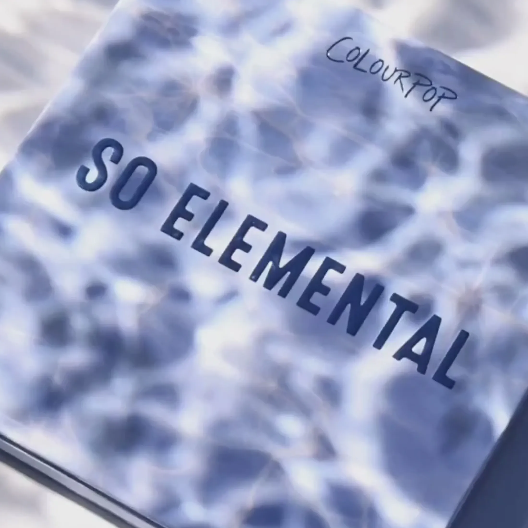 ColourPop Monochromatic Palettes|Colorful Palettes*So Elemental Cool-Tone Shadow Palette