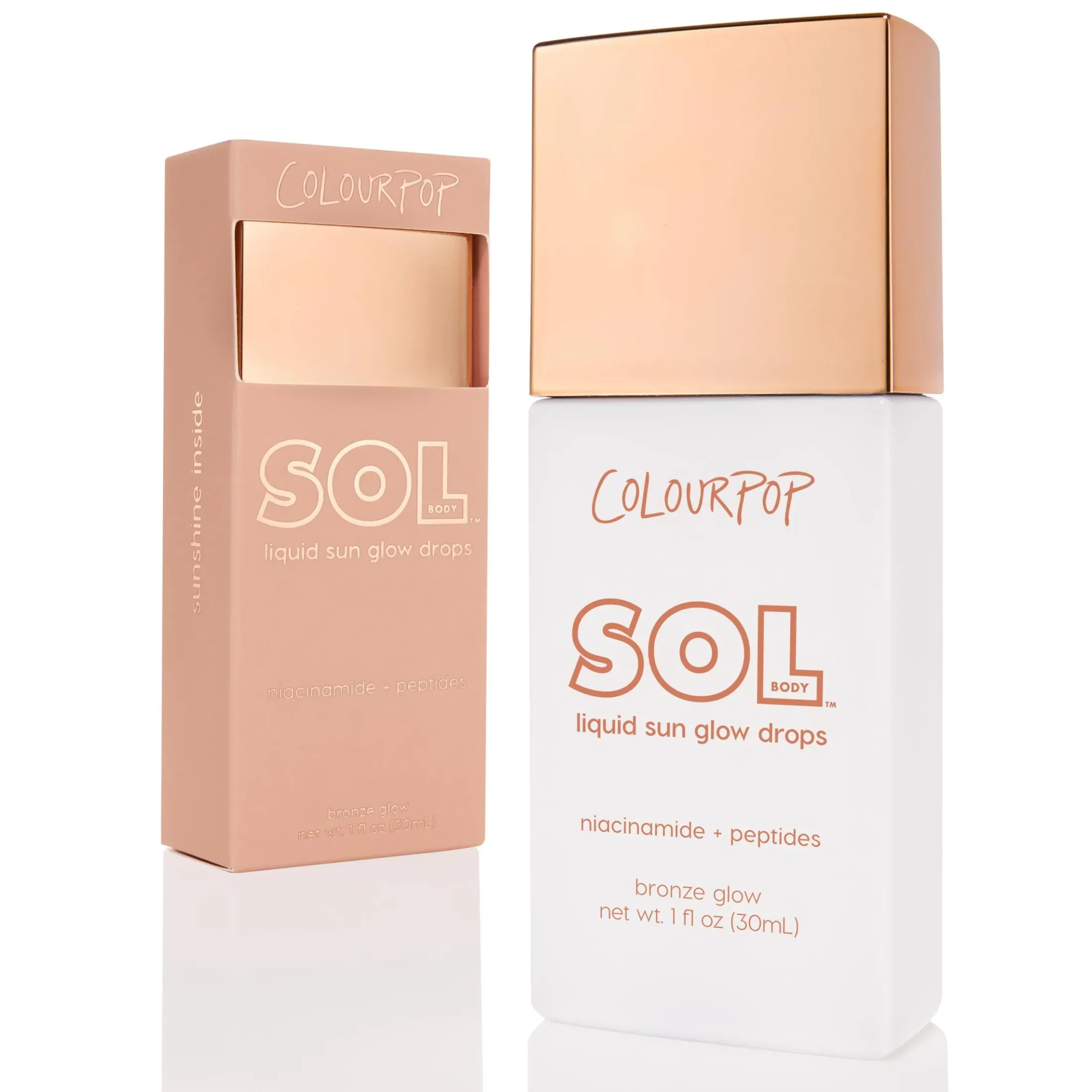 ColourPop Bronzer & Highlighter|Body*SOL Liquid Sun Glow Drops Drops Bronze Glow