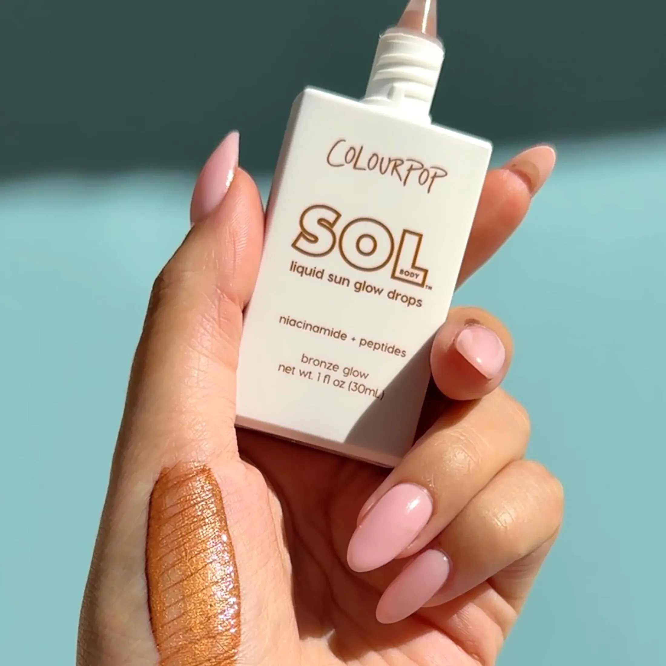 ColourPop Bronzer & Highlighter|Body*SOL Liquid Sun Glow Drops Drops Bronze Glow