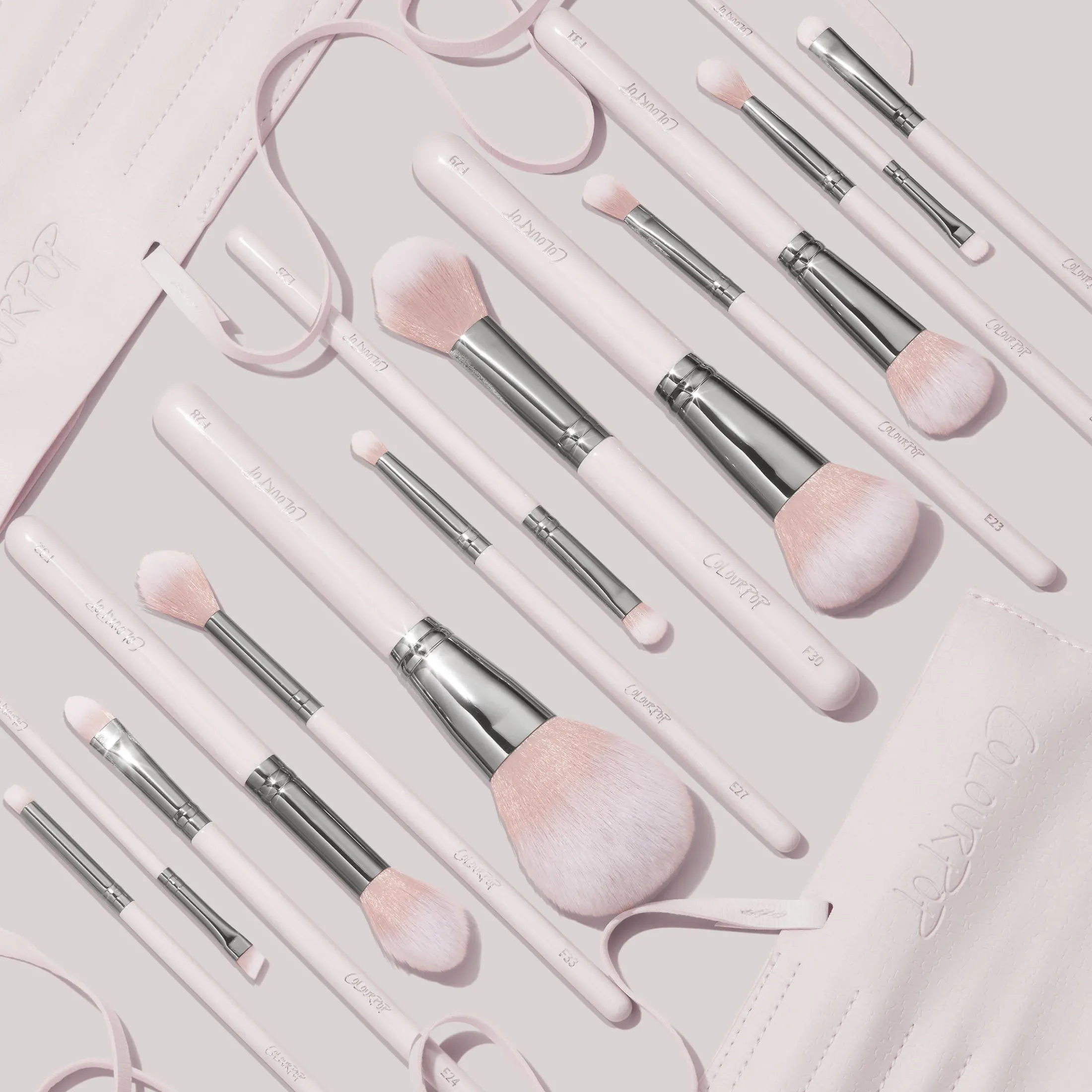 ColourPop Eye & Brow Brushes|Face Brushes*Stone Cold Face & Eye Brush Set