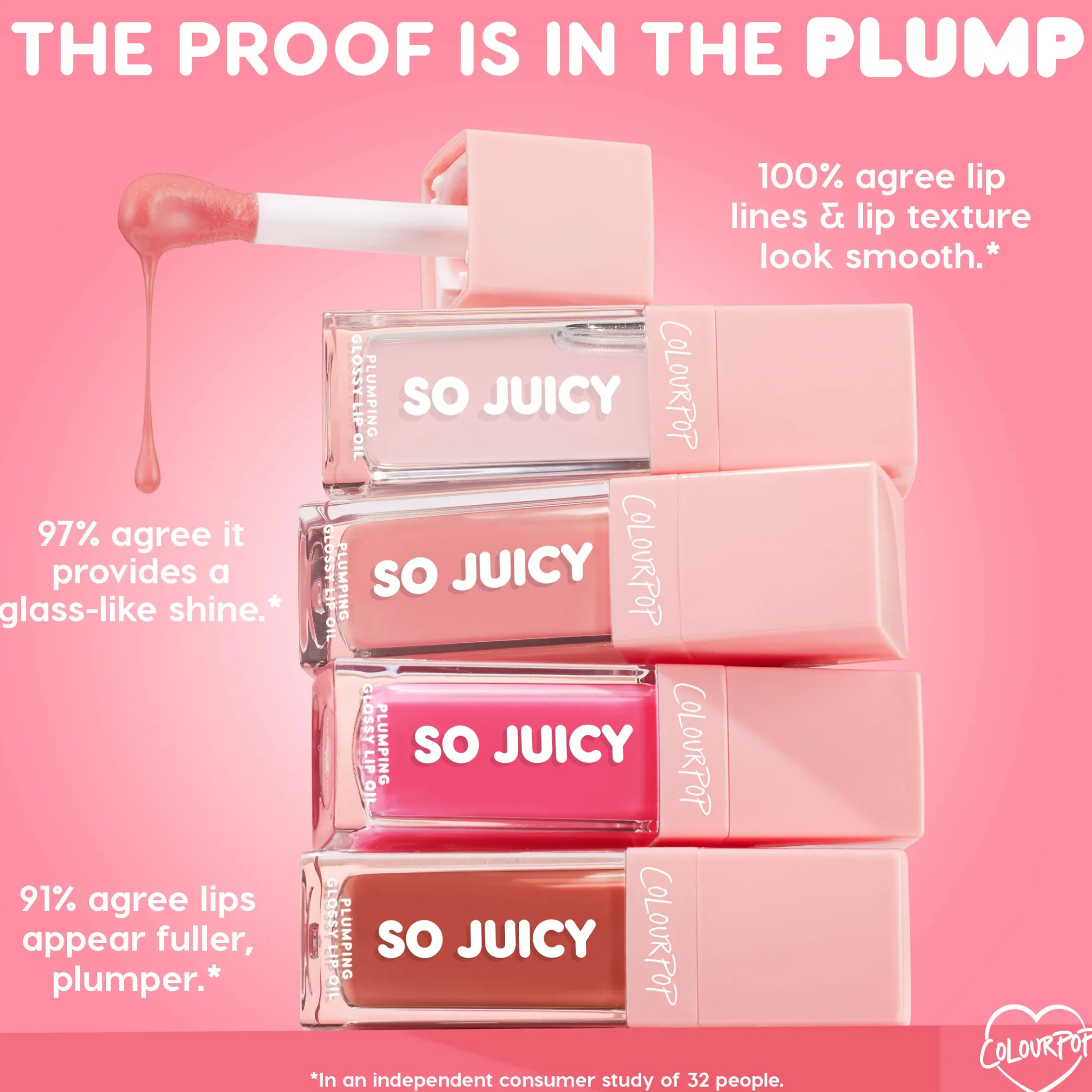 ColourPop Lip Gloss & Lip Oil|Lip Sets*Sugar Crystals Plumping glossy lip oil kit