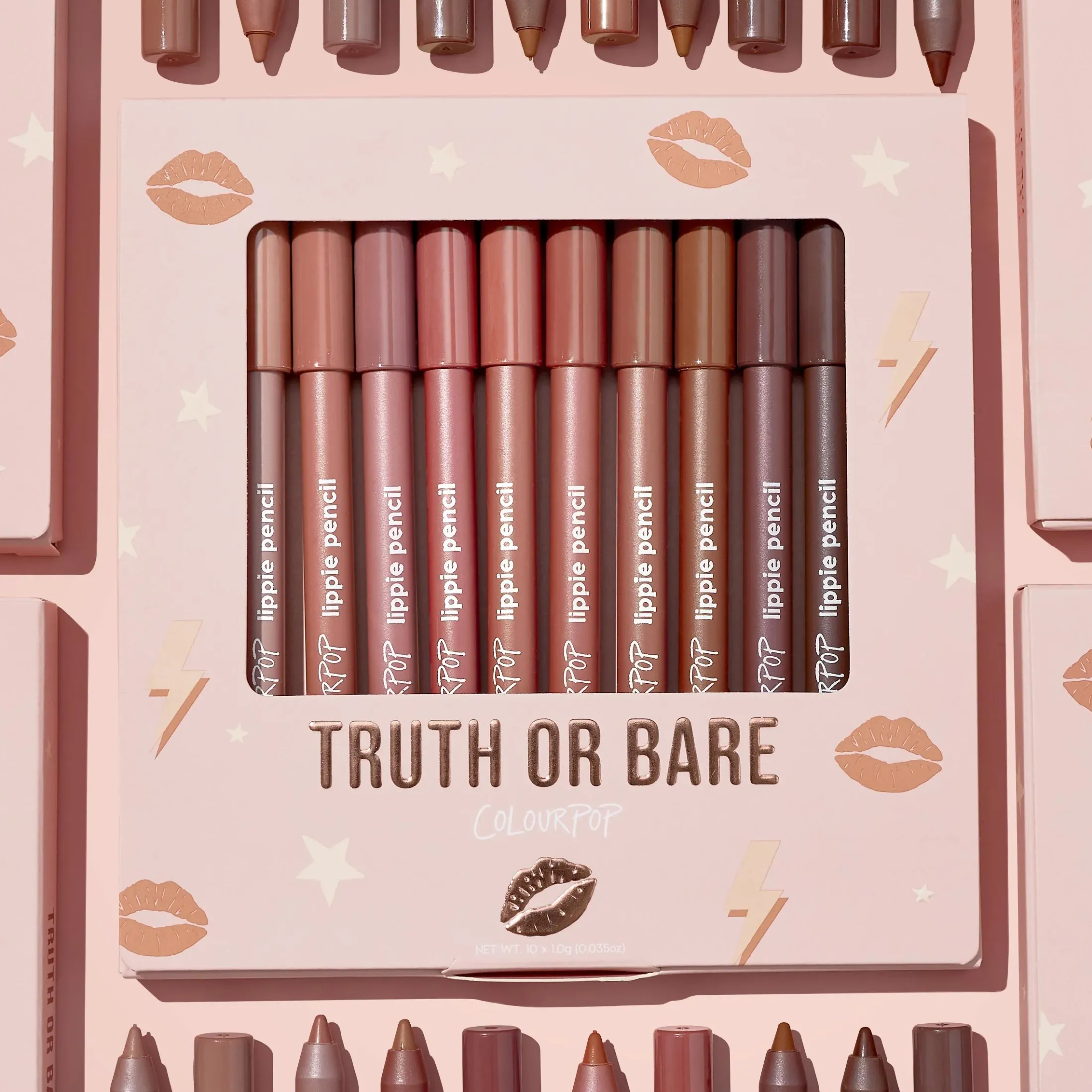 ColourPop Lip Sets|Lip Liner*Truth or Bare Lippie Pencil Vault