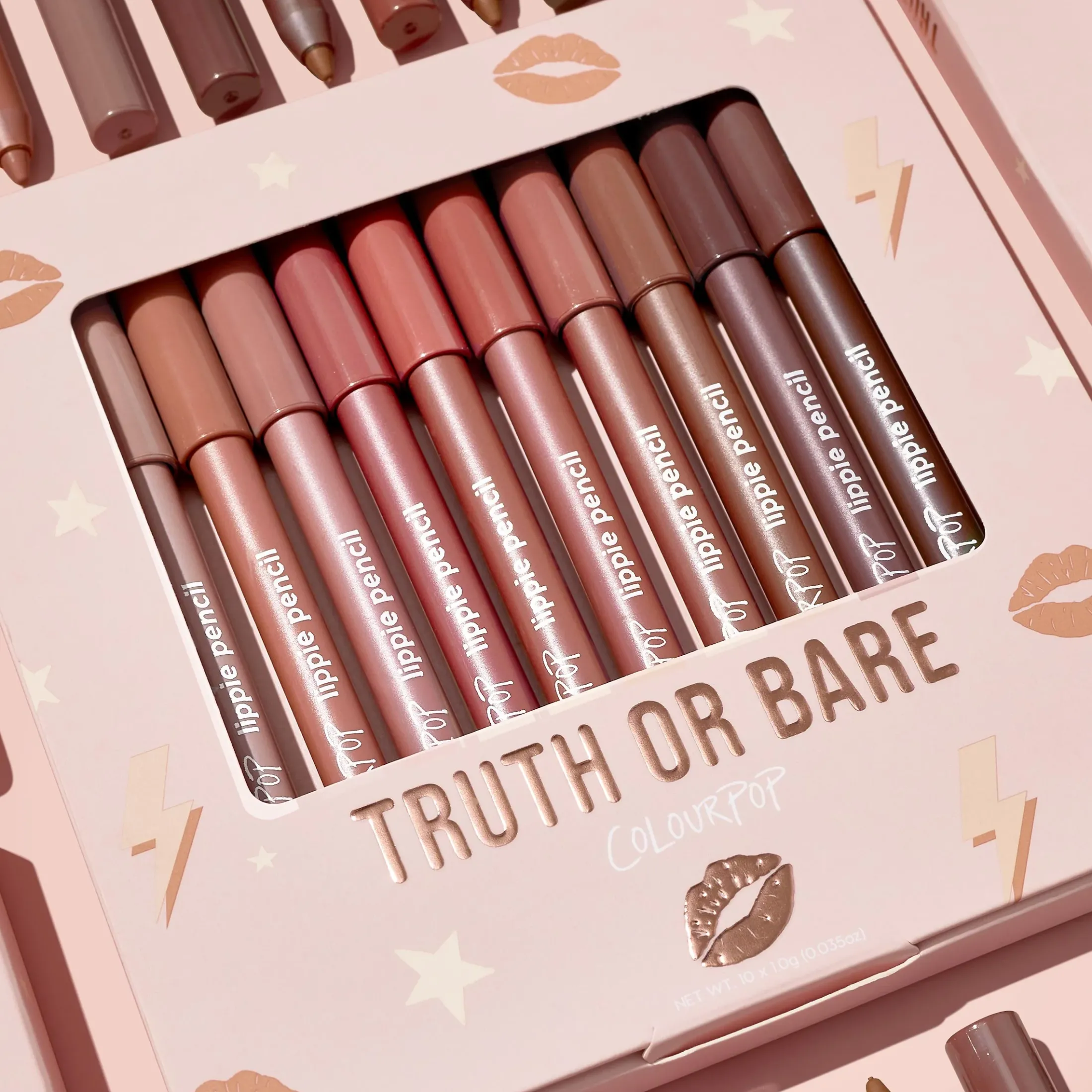 ColourPop Lip Sets|Lip Liner*Truth or Bare Lippie Pencil Vault