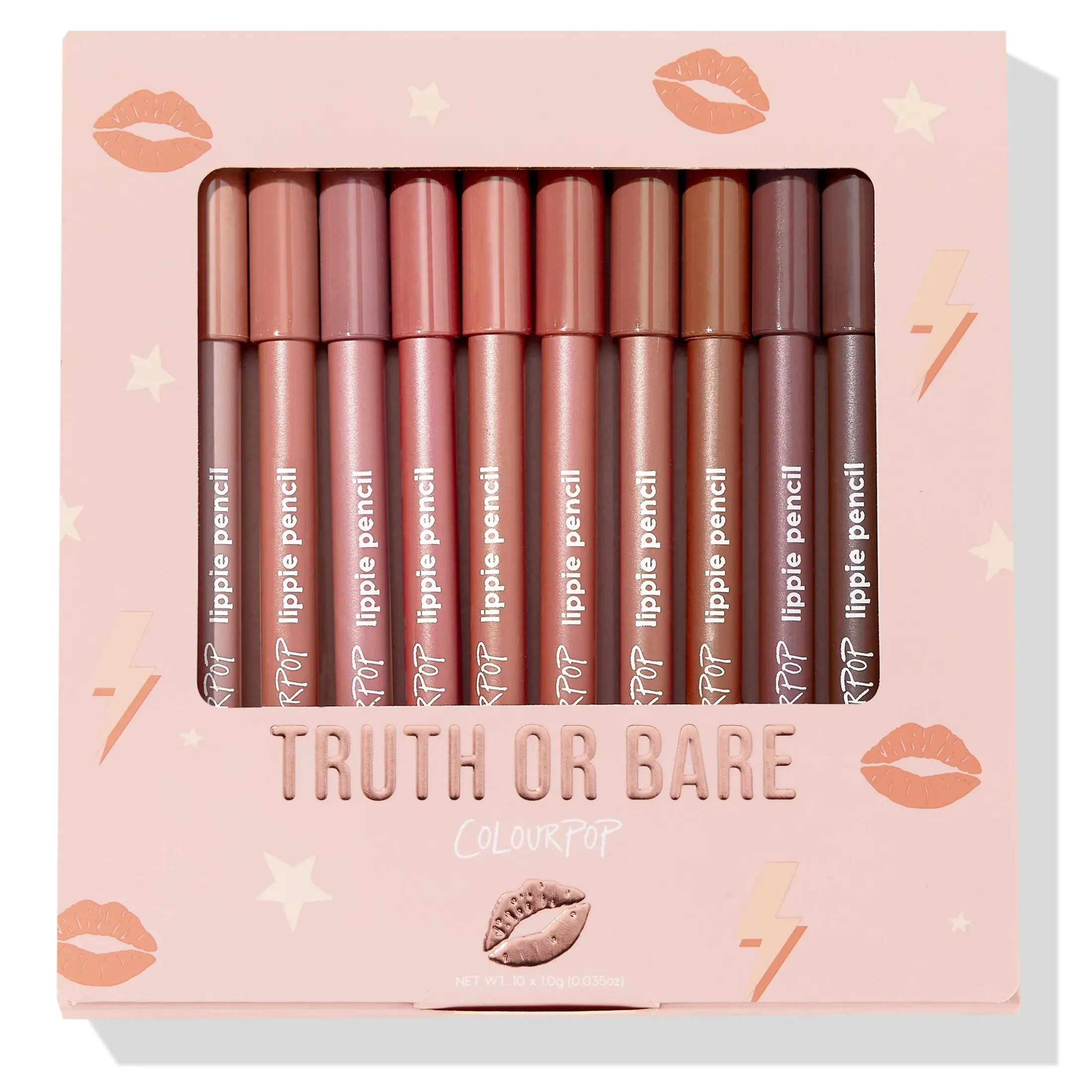 ColourPop Lip Sets|Lip Liner*Truth or Bare Lippie Pencil Vault