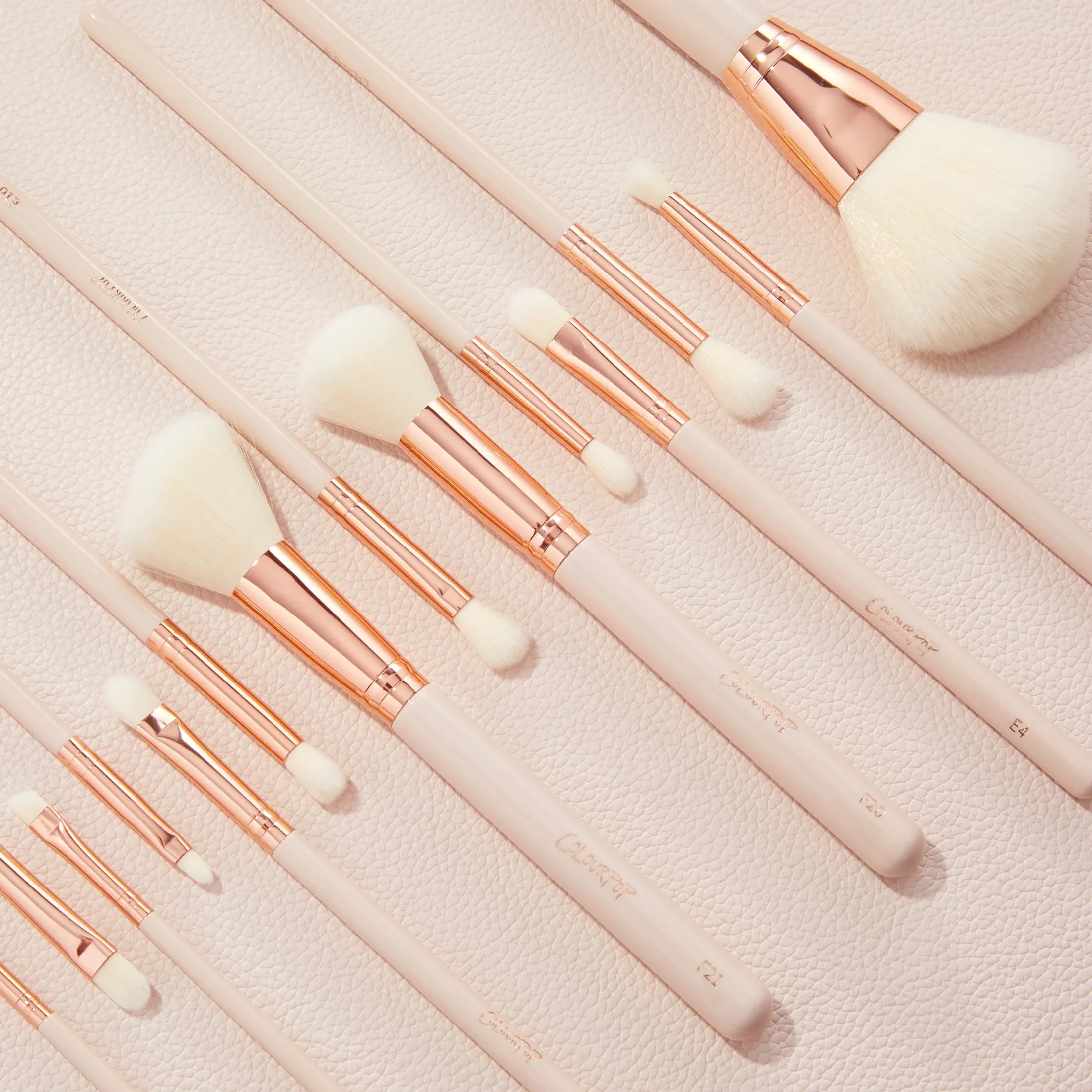 ColourPop Eye & Brow Brushes|Face Brushes*Ultimate Brush Roll Face & Eye Brush Set