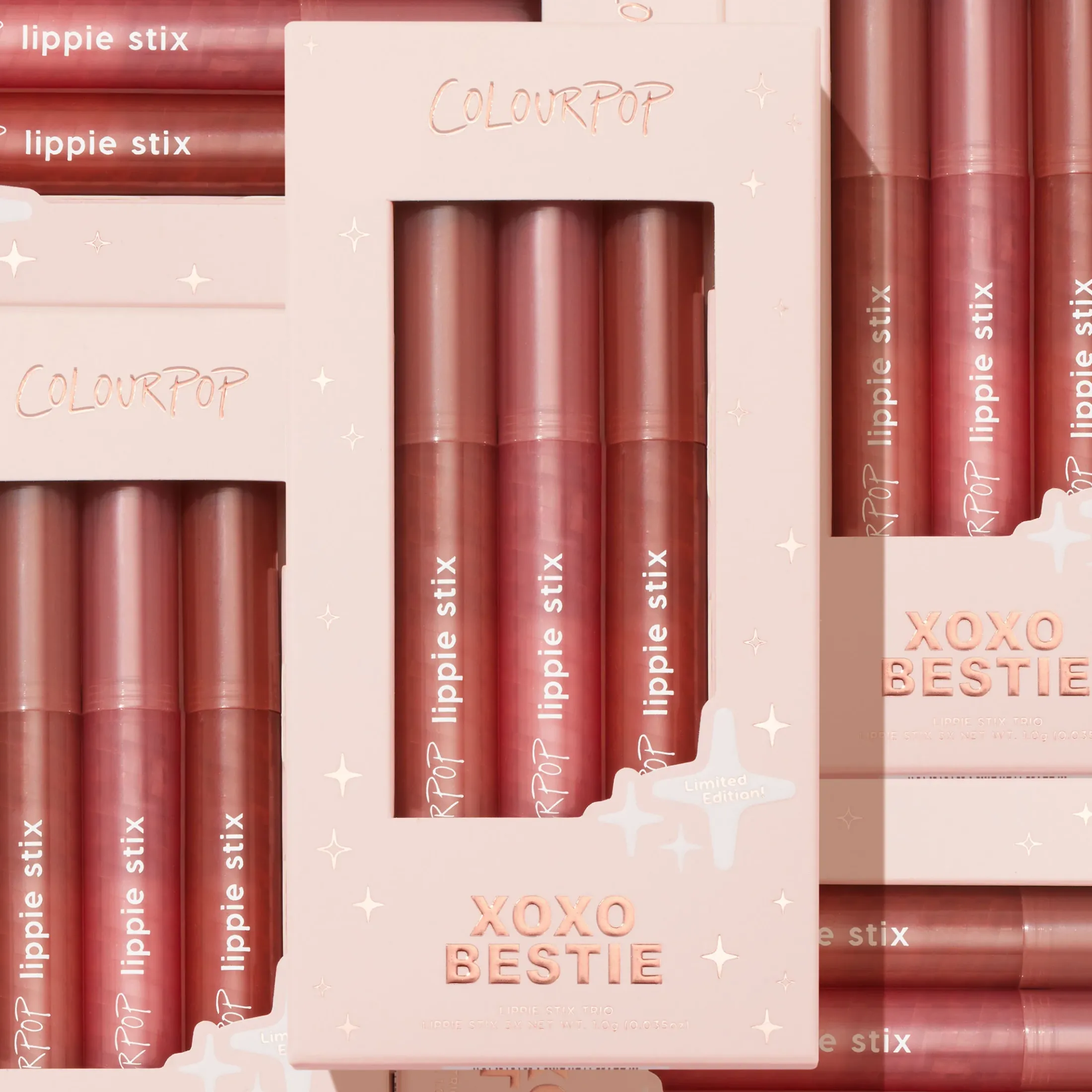 ColourPop Lipstick & Lip Stains|Lip Sets*XOXO Bestie Lippie Stix Trio